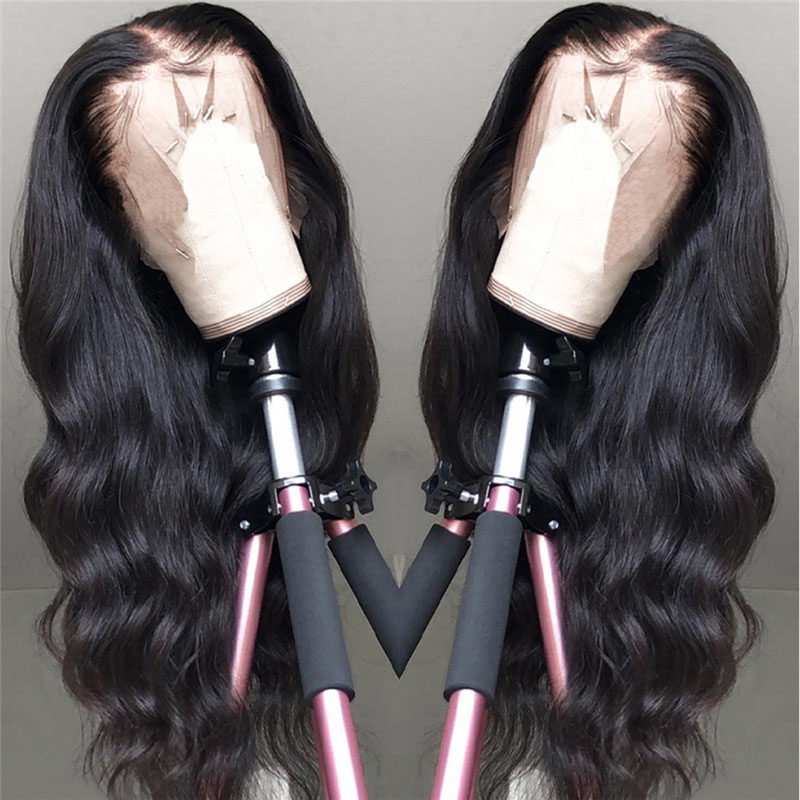 Body Wave HD Transparent 360 Lace Frontal Wig With Baby Hair