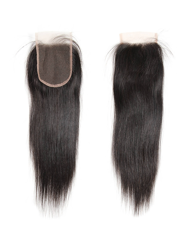 Raw Virgin Human Hair 4×4 Transparent Swiss HD Lace Frontal Closure