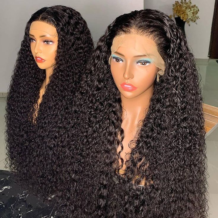 13×6 Transparent HD Lace Frontal Jerry Curly Wigs Human Hair