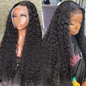 32 Inch Jerry Curly Lace Front Wig 13×4 Lace Frontal Wig