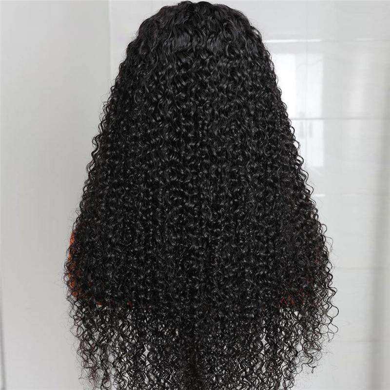 180% Density 10A Kinky Curly 13×6 Lace Frontal Wig