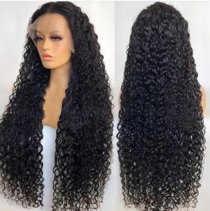Water Wave 360 Glueless Full Lace Front Wig Preplucked