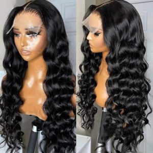 Loose Deep Wave Human Hair Wig 30 Inch 13×4 Lace Front Wig