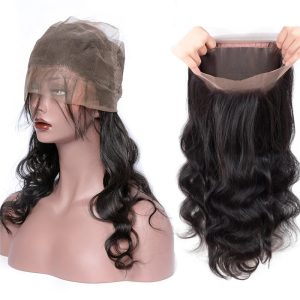 Body Wave 360 Lace Frontal Closure Free Part Human Hair