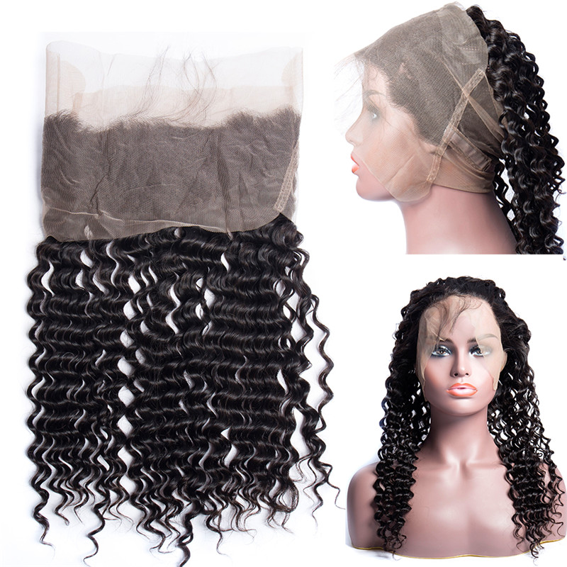 Deep Wave 360 Lace Frontal 20 Inch Brazilian Human Hair