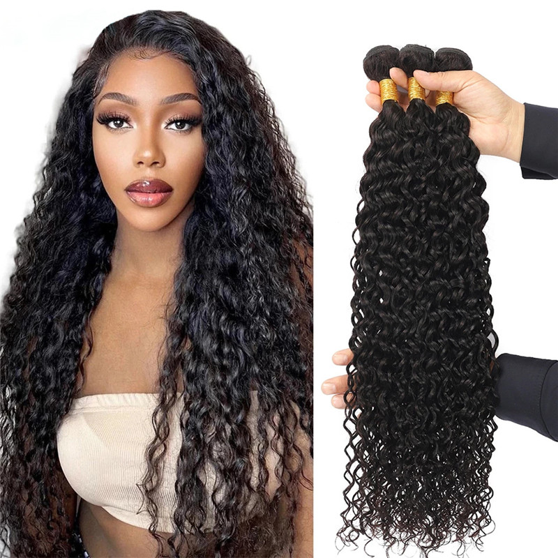 100% Raw Grade 10A Water Wave Raw Human Hair Bundles