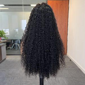 15A Pixie Curly 250% Density Human Hair Lace Frontal Wigs